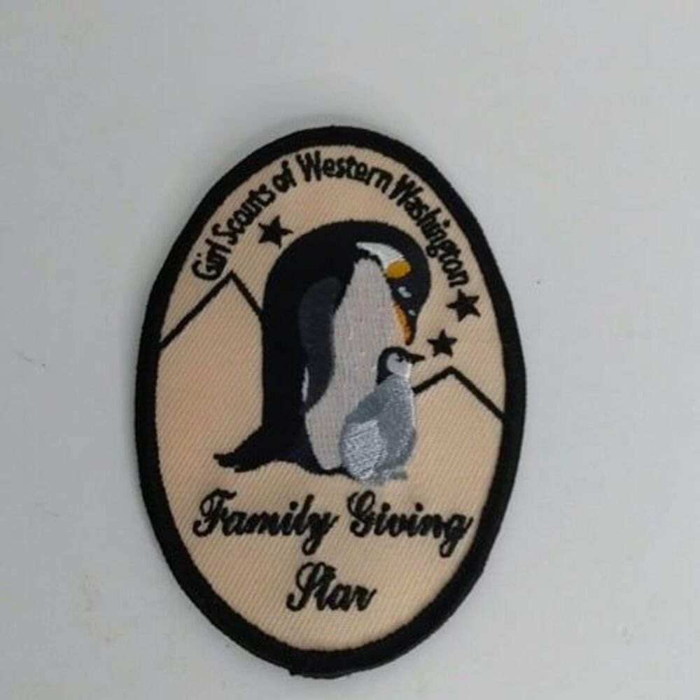 GSA Girl Scouts of Western Washington Patch Family Giving Star